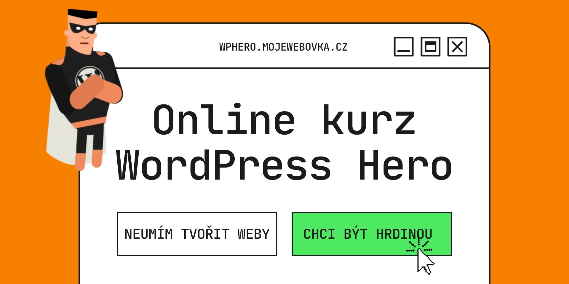 Online kurz WordPress Hero