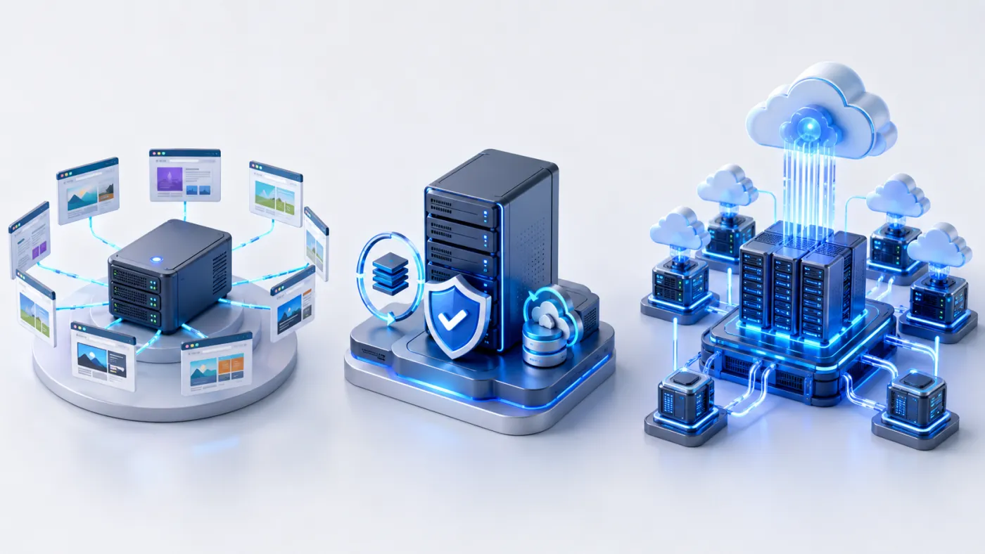 Srovnání sdíleného, spravovaného a cloudového WordPress hostingu